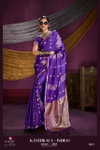 Kanthkala Indigo By Rajtex Satin Weaving Silk Wholesale Saree Suppliers In Mumbai